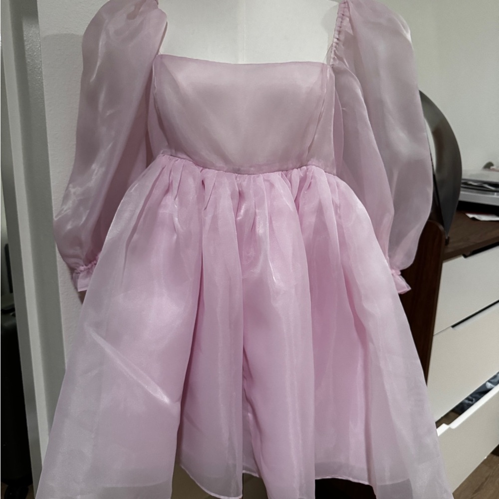 NWOT pink selkie dress size large